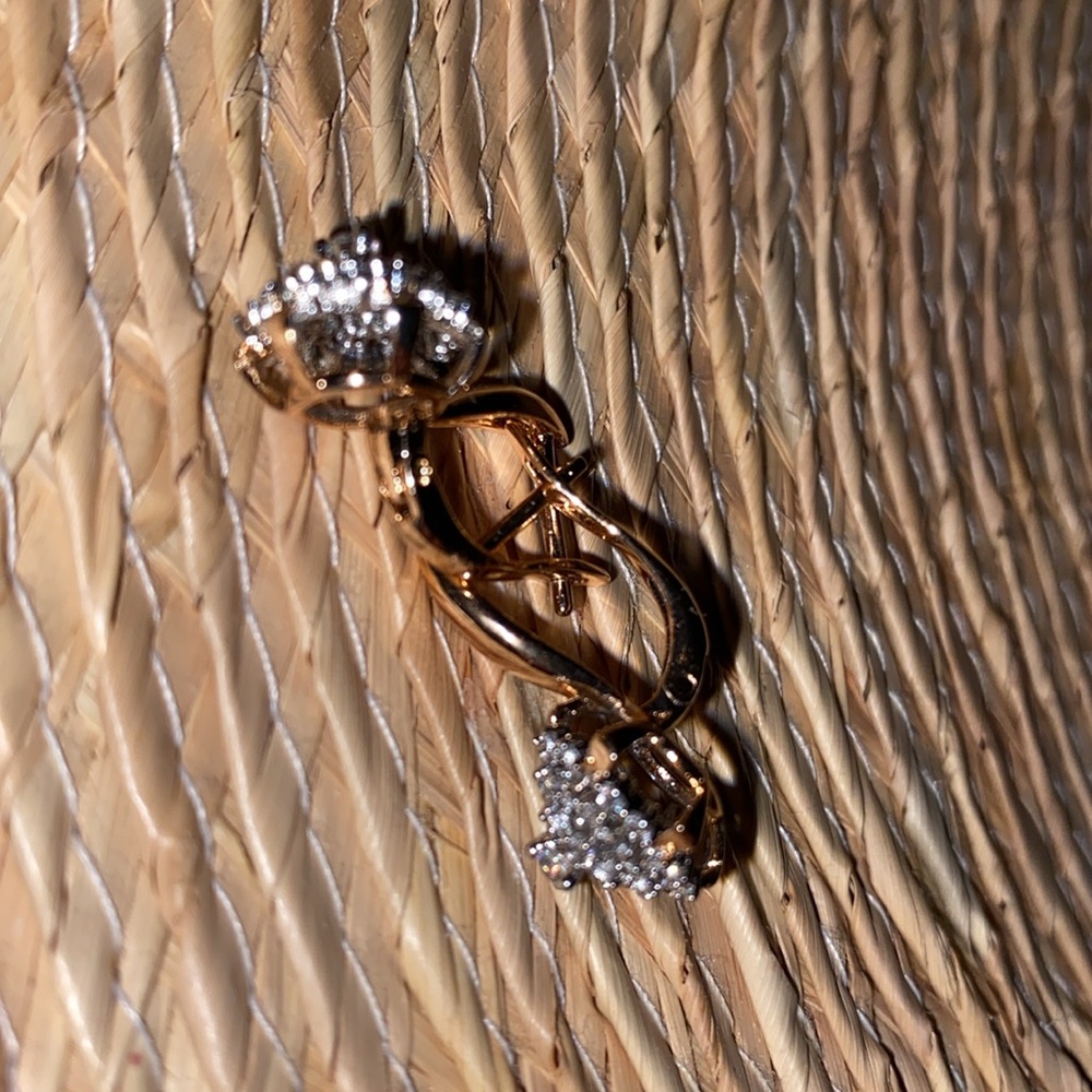 New earrings gold filled 18K Cubic zirconium - Picture 12 of 17